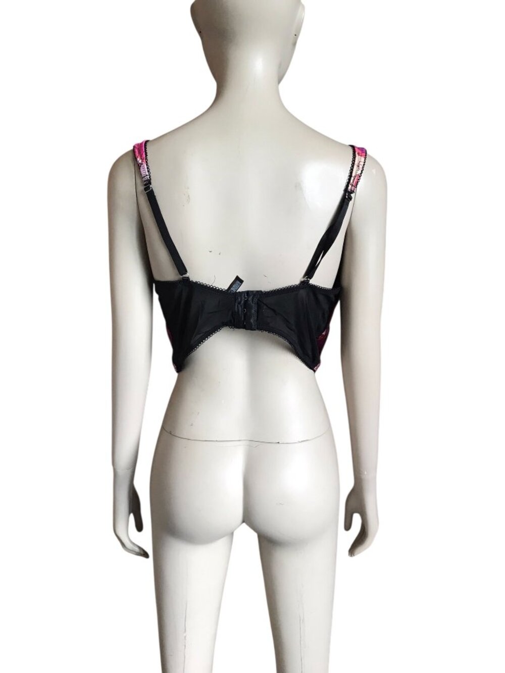 UO Out From Under Pink, Purple and Black Crop Top - Picture 4 of 5